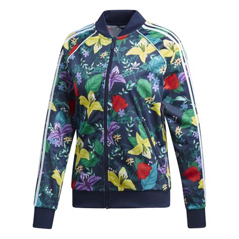 adidas trainingsjack dames bloemen|adidas trainingspakken.